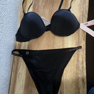 Victoria's Secret Elegant Black Bikini